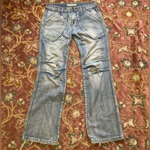 Vintage kenvelo distressed jeans